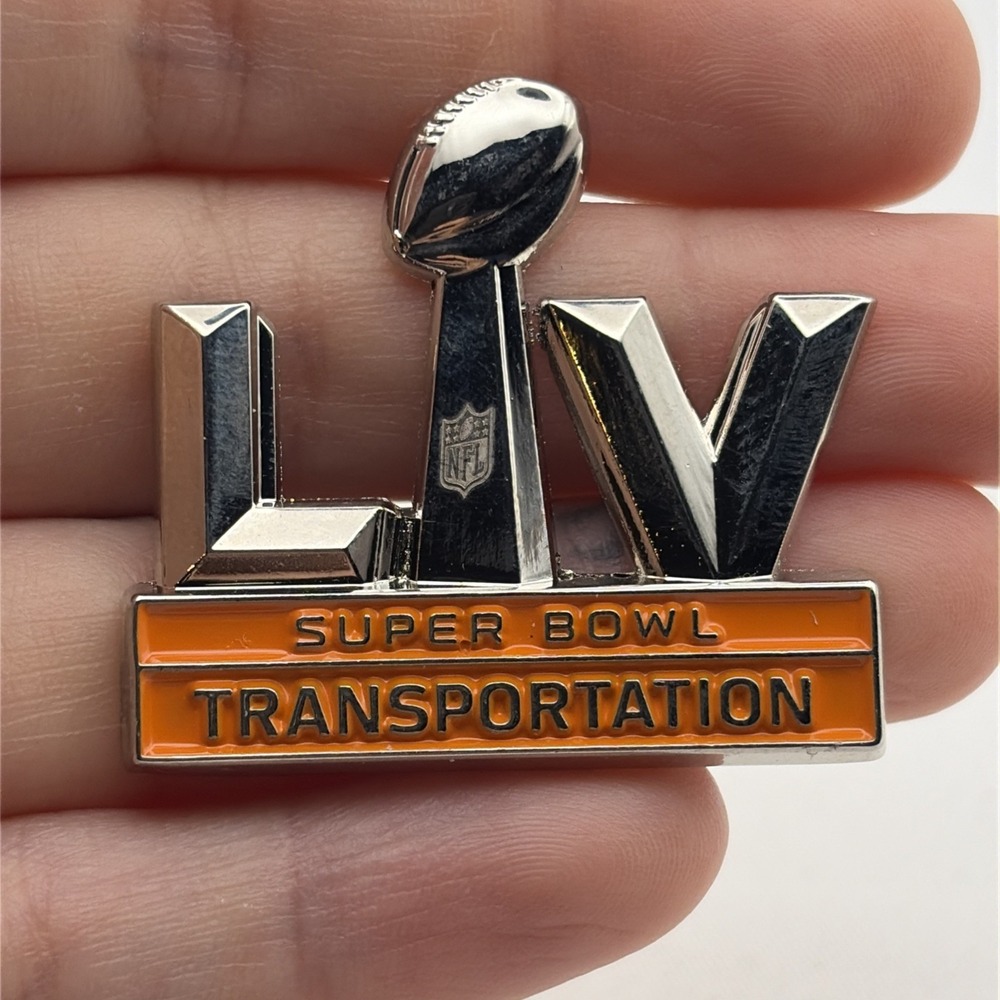 Super Bowl LIV Transportation NFL Football Lapel Hat Pin